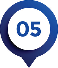 vector illustration of number style