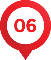 vector illustration of number style