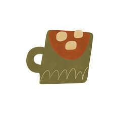 Autumn Tea cute painting 