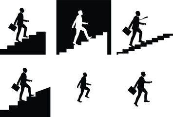 vector silhouettes of people