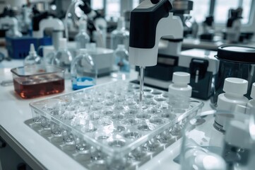 Obraz premium Genome Editing with CRISPR-Cas9 Using 24-Well Plates for Accurate Gene Modification