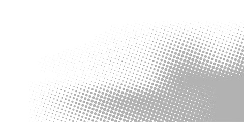 Halftone gradient. Dotted gradient, smooth dots spraying and halftones dot background seamless horizontal geometric pattern vector template set