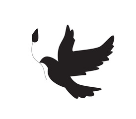 dove silhouette icon