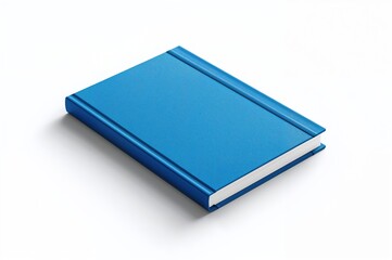 Dark blue hardcover book against a plain white backdrop