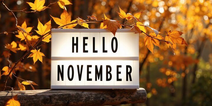 hello november - the month of november