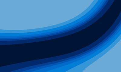 Abstract blue gradient layers background