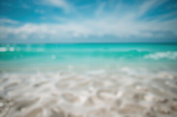 Obraz premium Sea Blur and Bokeh Effects