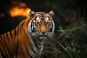 Obraz premium Photograph of a Royal Bengal Tiger