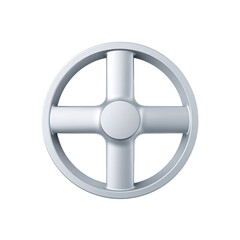 Obraz premium Centrifuge icon a transparent vibrant graphic design for technology and industry