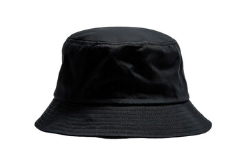 Dark navy blue bucket hat, front view