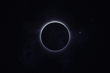 Rendering of Lunar Eclipse Featuring Black Moon and New Moon