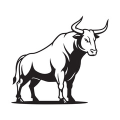 bull vector illustration