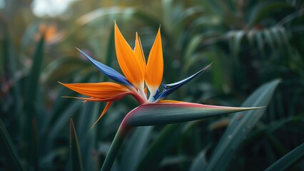 Tropical Flowering Plant at Peak Bloom