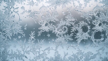 Abstract Pattern Texture on a Frosted Glass Surface
