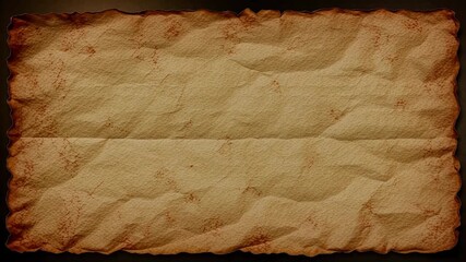 Animated parchment paper unrolling to reveal aged texture perfect for historical documents or fantasy maps in your video projects - Powered by Adobe