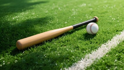 Baseball Bat and Ball