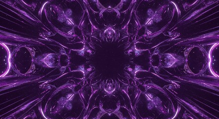Cosmic Purple Data Streams - Swirling Neural Network Energy AI-Generated for Tech Branding, Sci-Fi Media
