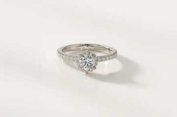 Top luxury gold wedding and engagement rings isolated on white background