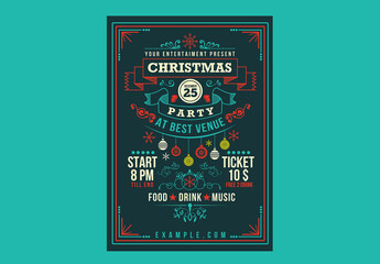 Christmas Party Art Deco Style