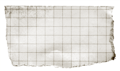 torn brown paper vintage note grid memo black and white	
