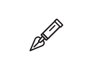 Modern Planting Dibber Vector Icons Set in Clean Minimal Illustration Design