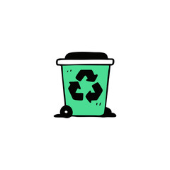 Simple black line drawing of a cute cartoon hedgehog