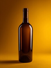 Wine bottle advertisement