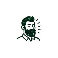 Black and white cartoon monkey holding a phone