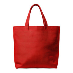 Red tote bag