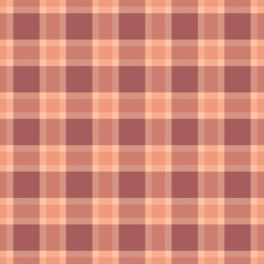 Classic plaid pattern in warm, earthy tones. A seamless, versatile textile design. Ideal for backgrounds, apparel,  graphic elements. Rustic charm.