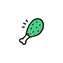 Cartoon animal, likely a wolf or dog, wearing athletic attire, looking at a phone