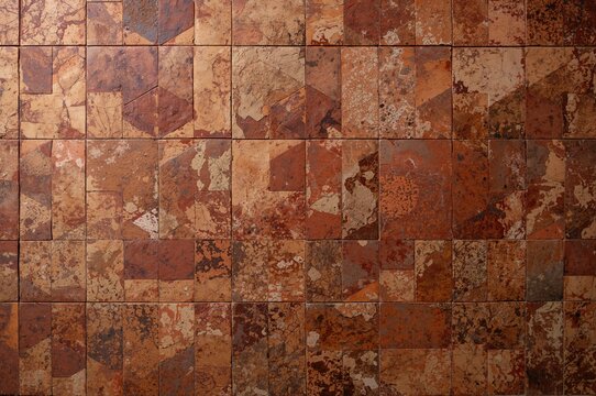 Grunge backdrop featuring mosaic tiles