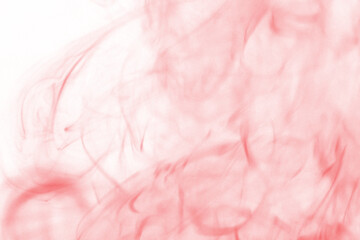 Fiery red flames abstract texture with wisps of smoke isolated on transparent background
