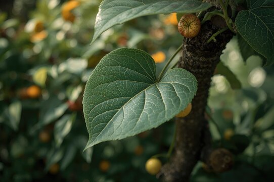 Ivy Gourd Leaf in Its Natural Environment