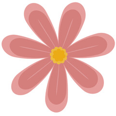 Cute flowers in  black  and color 