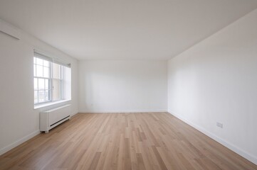 Inside an empty unfurnished flat