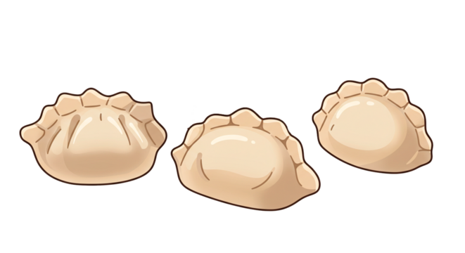 Delicious dumplings tasty asian cuisine food savory appetizer snack traditional meal culinary delight on transparent background