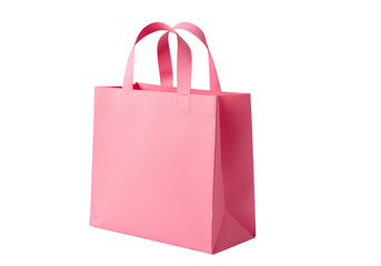 Pink Tote Bag: Perfect for Shopping, Gifts, or Everyday Use isolated on transparent background