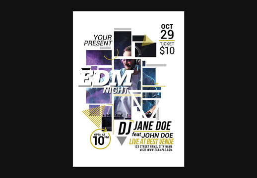 EDM Night Party Flyer
