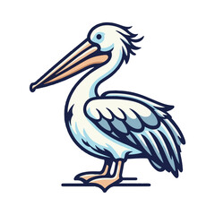 Obraz premium pelican illustration design