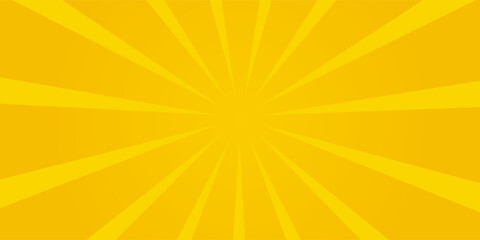 Abstract orange comic background. Art pop cartoon backdrop. Halftone effect pattern. Fun anime texture. Starburst manga style bg. Mark popart radial gradient. Spiral, swirl, comic rays.