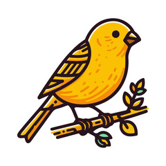 canary illustration design