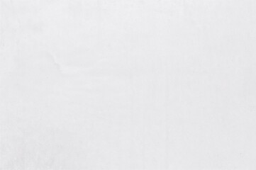 Fototapeta premium Blank white paper texture backdrop. Vintage cardboard material with rough parchment pattern. Abstract old page surface on book wallpaper with text space.