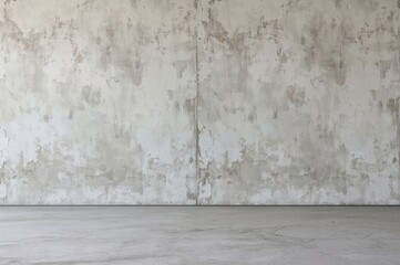 Fototapeta premium Rough concrete surface with gray textured wall and blank white area
