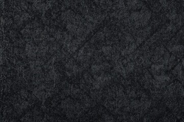 Fototapeta premium Close-up of gray traditional fabric texture, overhead perspective, full frame background for text space