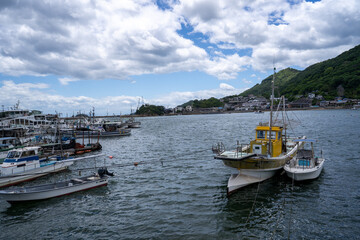 潮待ちの港、福山鞆の浦の現代の風景
