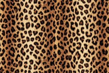 Seamless pattern featuring wild feline fur textures. Continuous design showcasing the coats of jaguars, leopards, cheetahs, and panthers. Ideal camouflage backdrop for textiles, fashion, and wrapping