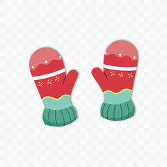 Winter and Christmas Hand Drawn Vector Set with Holiday Decorations, Snowflakes, Gifts and Festive Elements