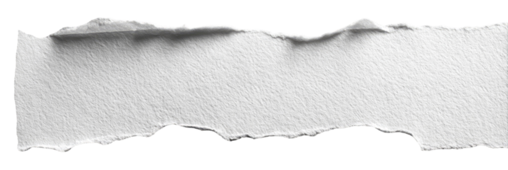 Ripped white paper strip against black background (1)