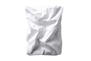 Wrinkled white package